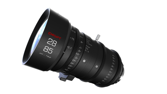 Chiopt Xtreme Zoom 2-Lens Cine Kit (28–85mm & 75–250mm T3.2, Full-Frame, PL/EF/E Mounts)